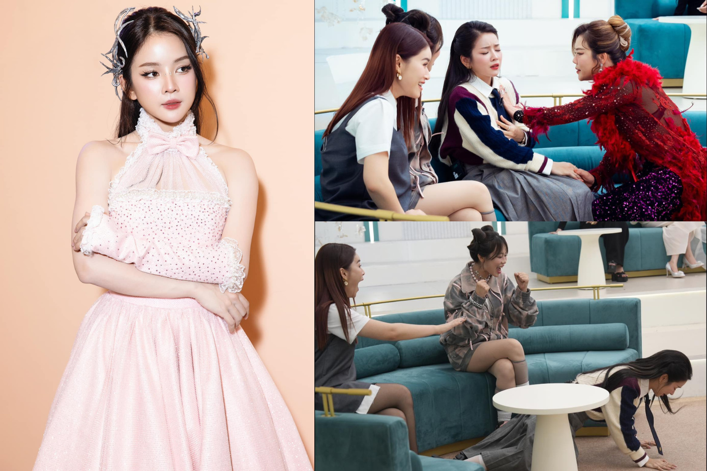 Màn gục ngã của Mie trong tập 1 nhờ "công" của MisThy. Nguồn: FBNV