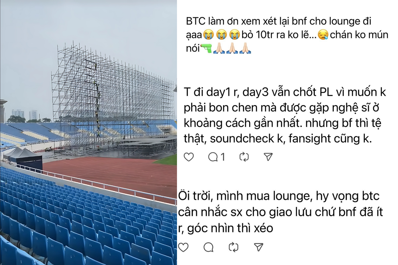 Nhiều bình luận cho rằng quyền lợi mà hạng vé cao nhất sở hữu là chưa xứng đáng. Nhiều bình luận cho rằng quyền lợi mà hạng vé cao nhất sở hữu là chưa xứng đáng.