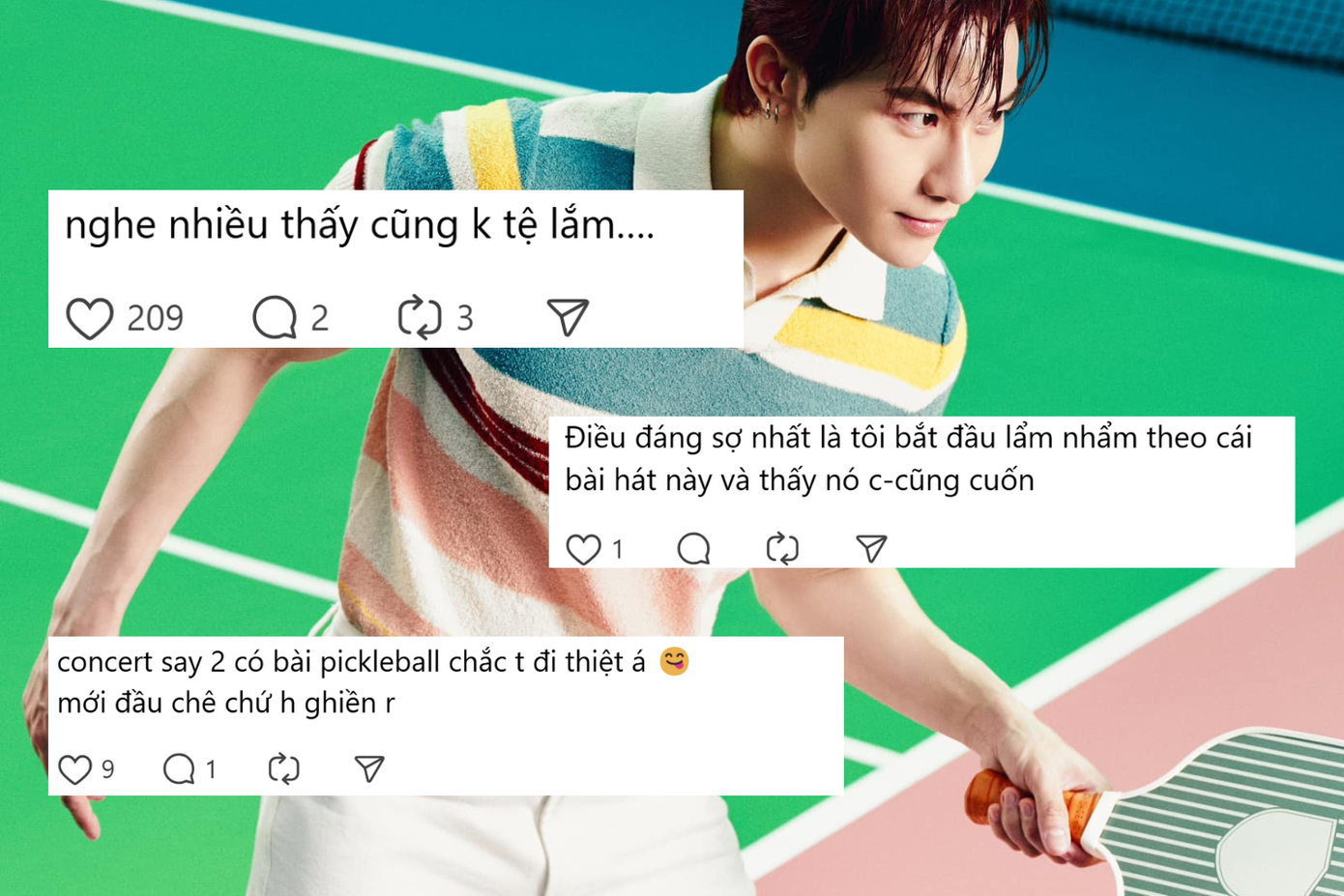 Khán giả "quay xe" cho rằng nghe ca khúc một thời gian cảm thấy "ghiền". Khán giả "quay xe" cho rằng nghe ca khúc một thời gian cảm thấy "ghiền".