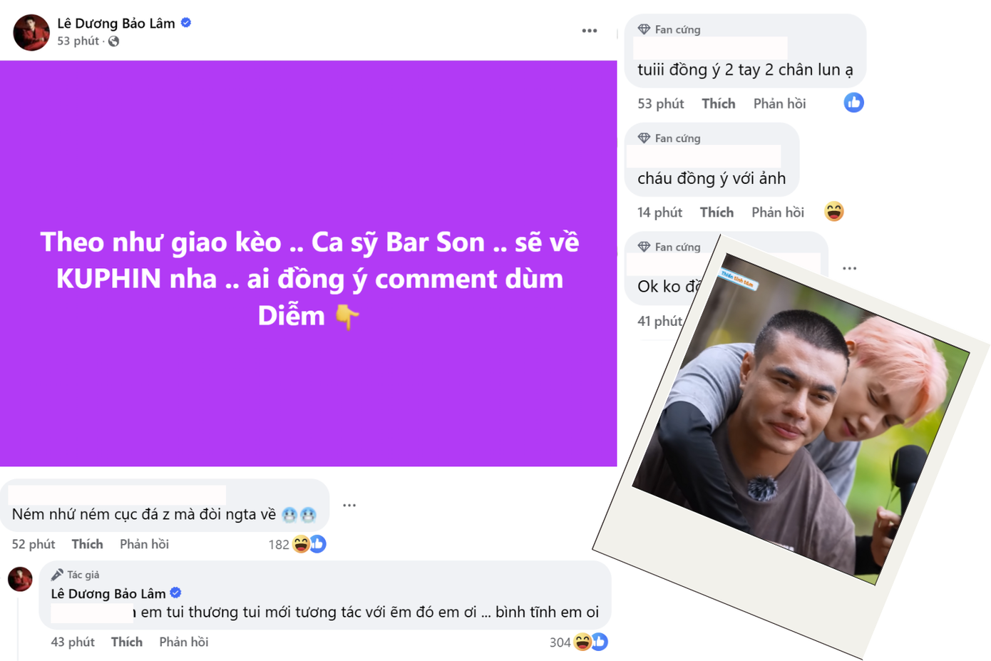 Lời mời xóa tan tin đồn &quot;đánh ghen&quot; của Lê Dương Bảo Lâm và &quot;Mèo&quot; JSOL.