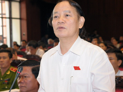 Đại biểu Huỳnh Nghĩa (Đà Nẵng) tại phiên thảo luận của Quốc hội