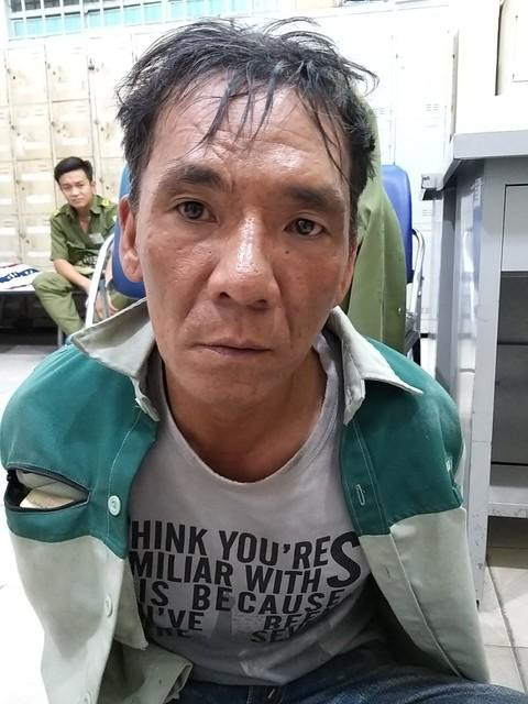 Nguyễn Phi Khanh tại thời điểm bị công an bắt giữ. Ảnh: C.A