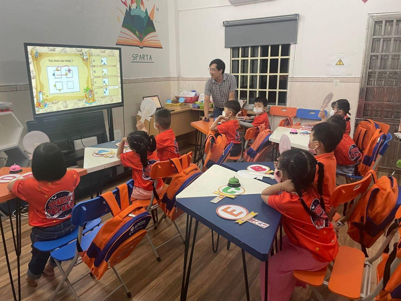 Lớp học Toán tư duy quốc tế Sparta theo mô hình giáo dục Quốc tế Lớp học Toán tư duy quốc tế Sparta theo mô hình giáo dục Quốc tế