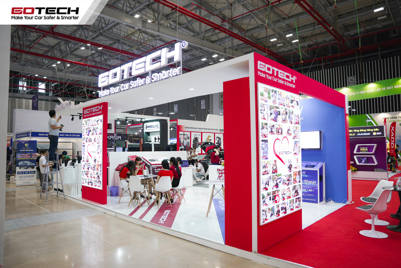 Gian hàng tại triển lãm VietNam Motor Show 2022 của GOTECH Gian hàng tại triển lãm VietNam Motor Show 2022 của GOTECH