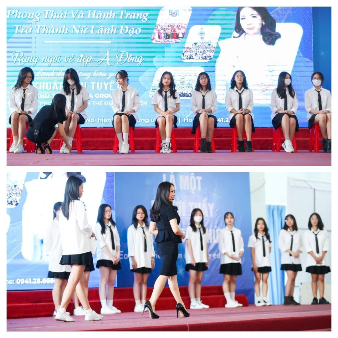 Khi học sinh, sinh viên được tiếp cận kiến thức về phong thái, ứng xử từ sớm sẽ hình thành lối sống đẹp, nhân ái trong tâm hồn Khi học sinh, sinh viên được tiếp cận kiến thức về phong thái, ứng xử từ sớm sẽ hình thành lối sống đẹp, nhân ái trong tâm hồn