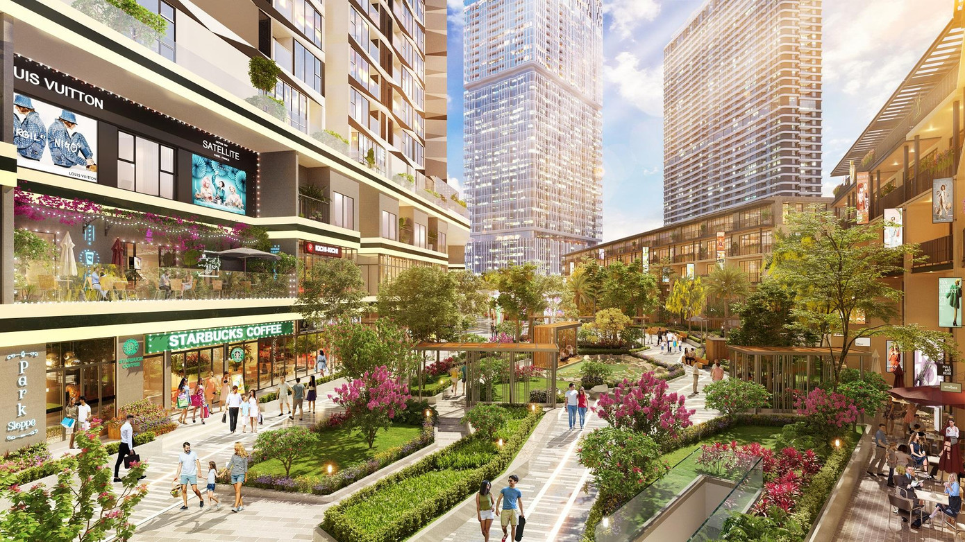 Mặt trong shophouse view nội khu xanh mướt với rất nhiều tiện ích hấp dẫn Mặt trong shophouse view nội khu xanh mướt với rất nhiều tiện ích hấp dẫn