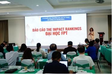 Đại diện Trường ĐH FPT chia sẻ về bảng xếp hạng về phát triển bền vững – THE Impact Rankings, các hoạt động thực tế mà Trường đã và đang triển khai Đại diện Trường ĐH FPT chia sẻ về bảng xếp hạng về phát triển bền vững – THE Impact Rankings, các hoạt động thực tế mà Trường đã và đang triển khai
