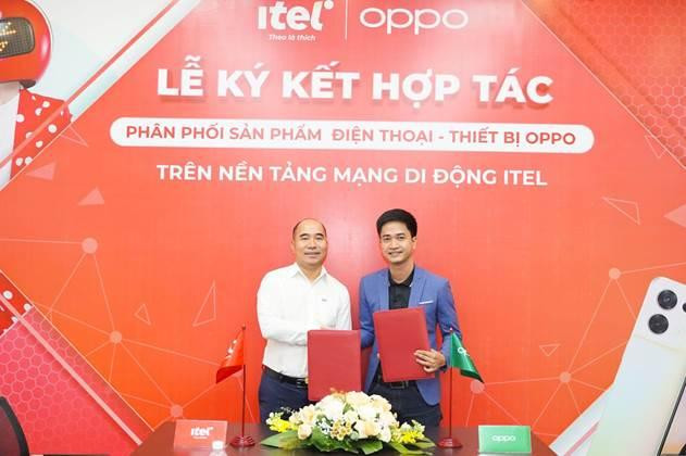 Lễ ký kết thành công giữa Mạng di động iTel và OPPO Việt Nam
