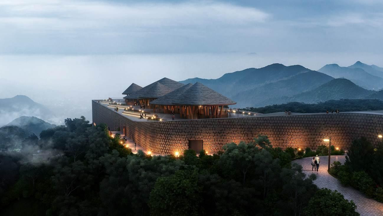 Phối cảnh Hầm rượu Bà Nà