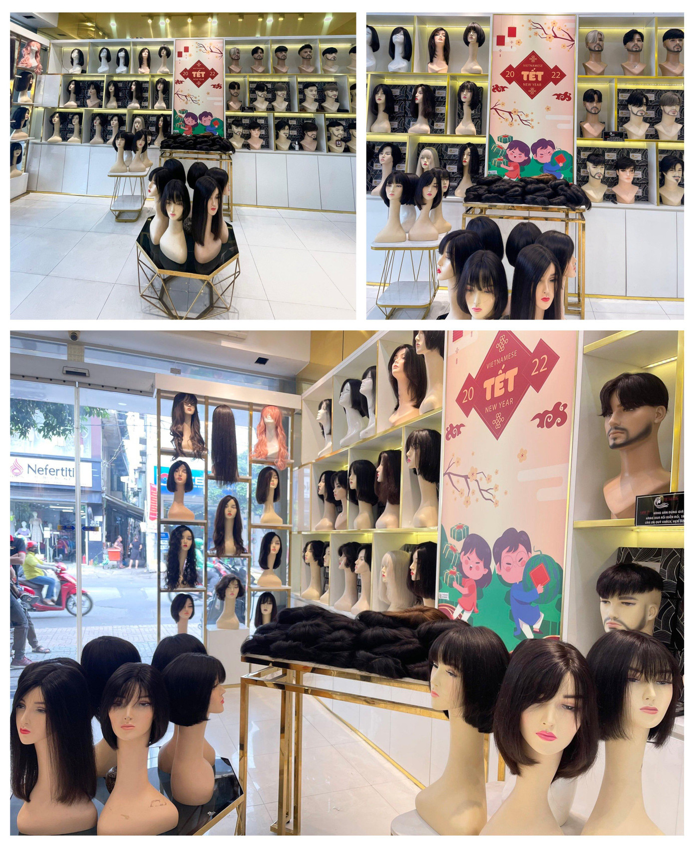 Hình ảnh những mái tóc gửi về cho chương trình được nghệ nhân kết lại rất tỉ mỉ