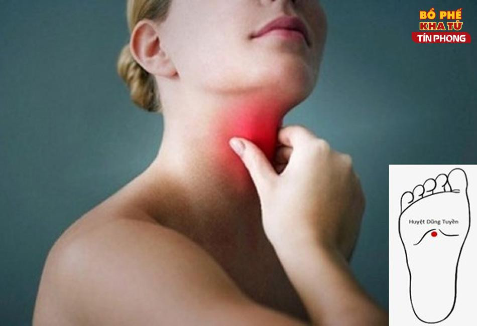 Ấn huyệt dũng tuyền mỗi ngày sẽ giúp giảm ho do thay đổi thời tiết Ấn huyệt dũng tuyền mỗi ngày sẽ giúp giảm ho do thay đổi thời tiết