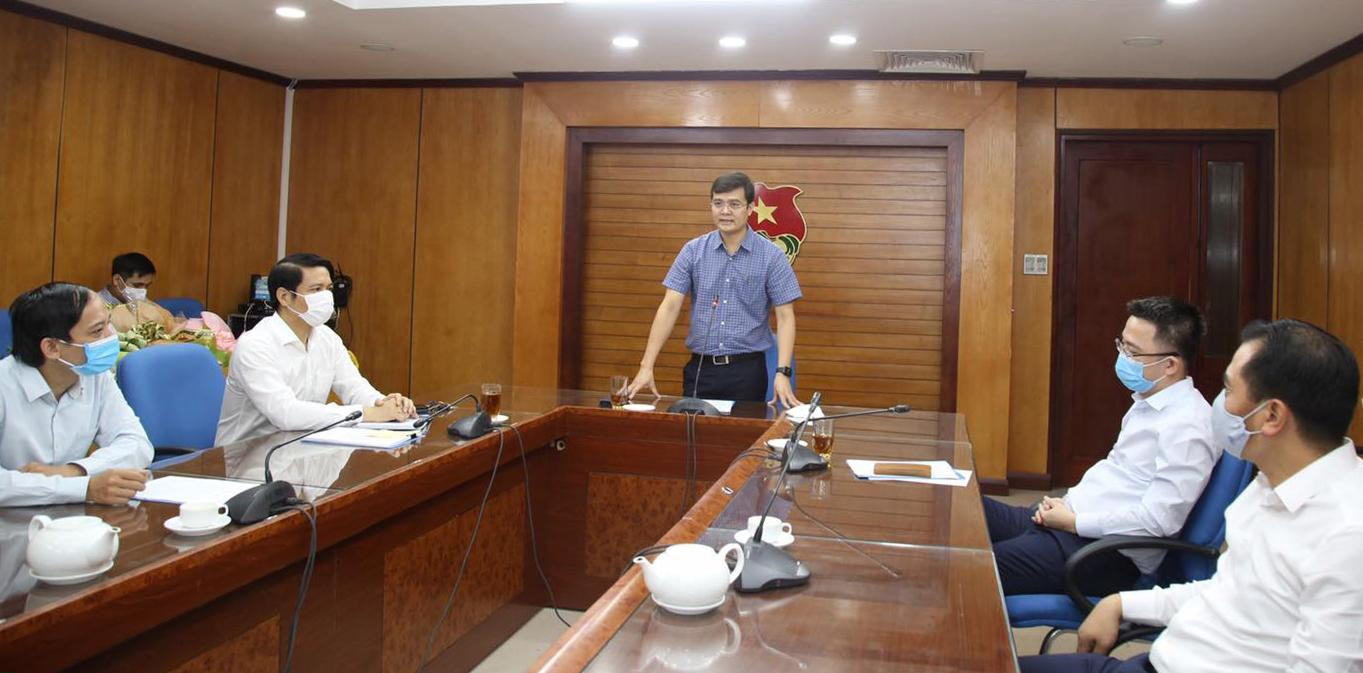 Anh Bùi Quang Huy phát biểu tại chương trình. Ảnh: Lâm Đăng Hải