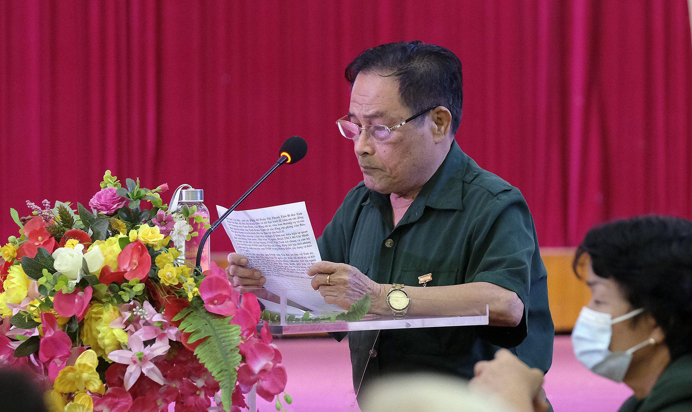 Đại diện Hội Cựu TNXP tỉnh Yên Bái bày tỏ cảm ơn đối với các cấp chính quyền và các đơn vị tài trợ trong những năm qua đã luôn quan tâm, tạo điều kiện giúp đỡ tri ân các cựu TNXP có hoàn cảnh khó khăn. Thời gian tới, Hội mong muốn sẽ tiếp tục nhận được sự quan tâm hơn nữa, nhằm phát huy truyền thống anh hùng và vai trò nhân chứng lịch sử, tăng cường đoàn kết, sáng tạo, vì nghĩa tình đồng đội. Đại diện Hội Cựu TNXP tỉnh Yên Bái bày tỏ cảm ơn đối với các cấp chính quyền và các đơn vị tài trợ trong những năm qua đã luôn quan tâm, tạo điều kiện giúp đỡ tri ân các cựu TNXP có hoàn cảnh khó khăn. Thời gian tới, Hội mong muốn sẽ tiếp tục nhận được sự quan tâm hơn nữa, nhằm phát huy truyền thống anh hùng và vai trò nhân chứng lịch sử, tăng cường đoàn kết, sáng tạo, vì nghĩa tình đồng đội.