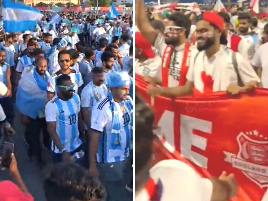 CĐV của Argentina, Anh, Brazil nhìn ai cũng na ná như nhau