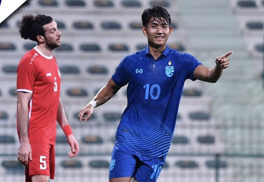 Suphanat ghi bàn duy nhất của Thái Lan trong trận