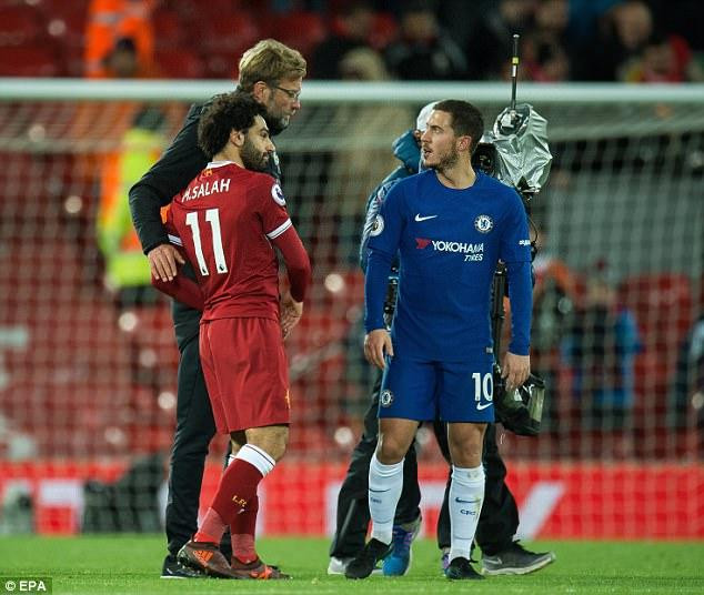 Klopp muốn Hazard làm phương án thay thế tạm thời cho Salah