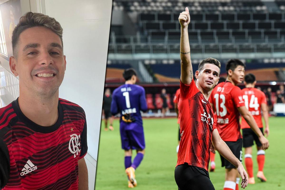 Oscar đã tập luyện với Flamengo được nhiều tuần trong khi chờ Shanghai Port cho phép ra đi