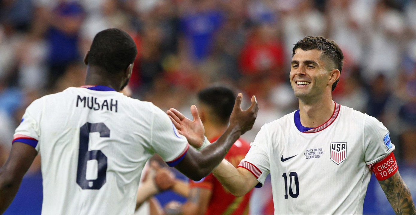 Pulisic ghi 1 bàn và kiến tạo 1 bàn giúp Mỹ thắng nhàn