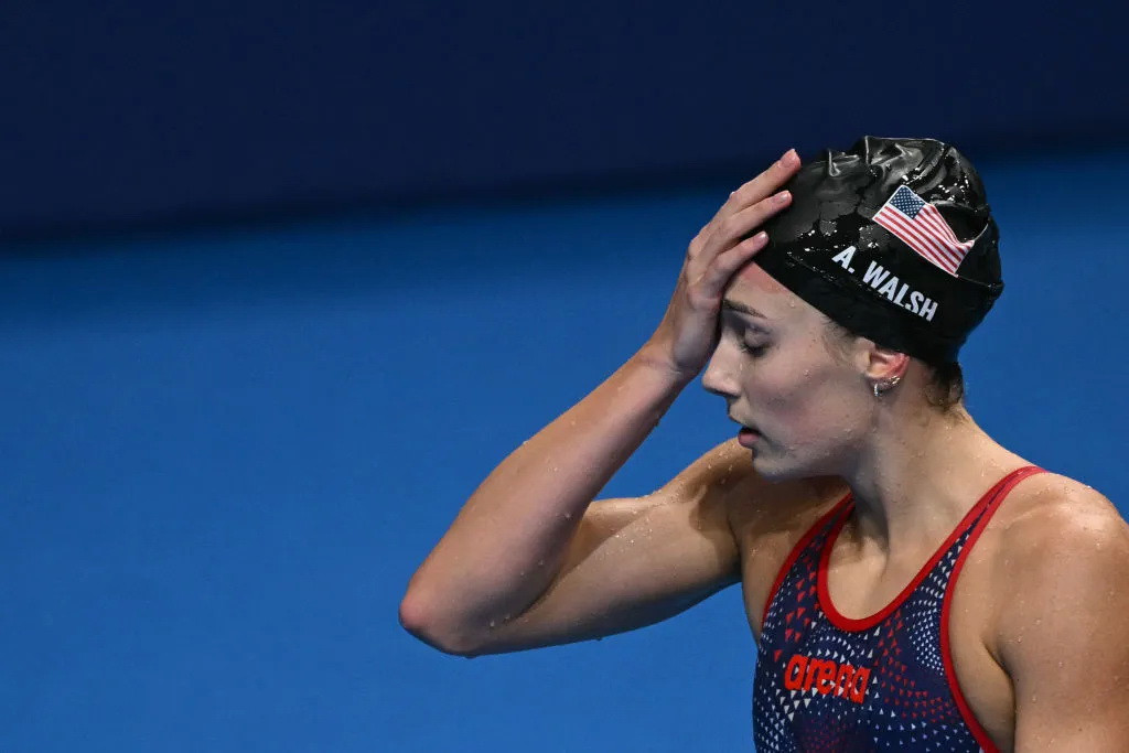 Alex Walsh thất vọng vì không thể giành huy chương