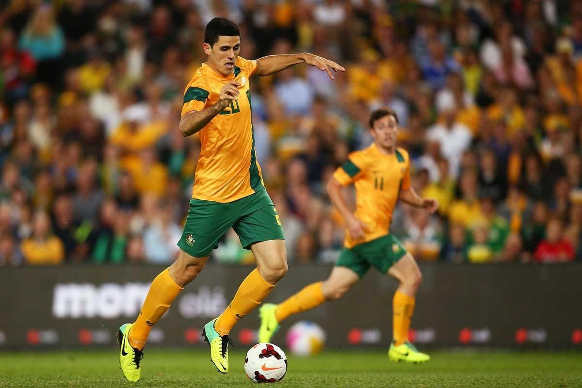 Tom Rogic trong màu áo ĐT Australia