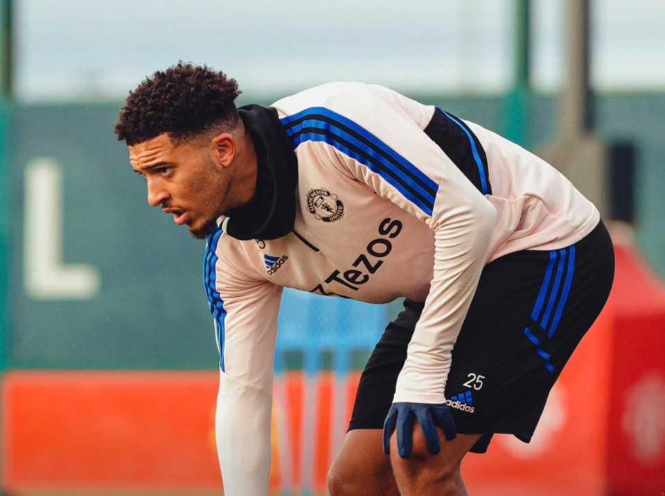 Sancho đang tích cực tập thể lực