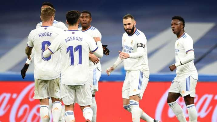 Real Madrid ghi được bàn thắng sau 7 cú đá trúng đích ở hiệp 1 Real Madrid ghi được bàn thắng sau 7 cú đá trúng đích ở hiệp 1