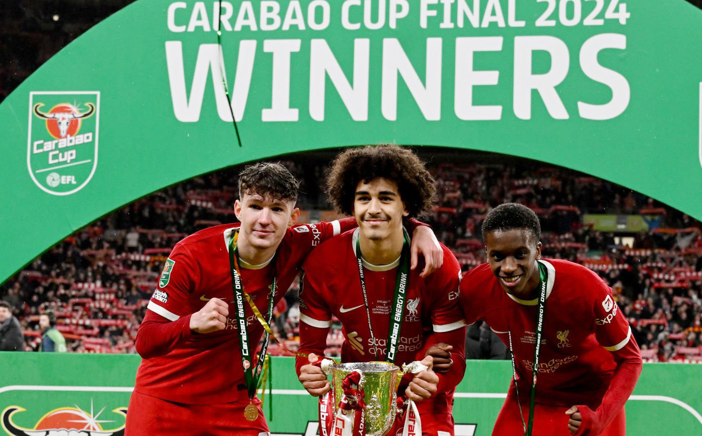 Liverpool đưa ra sân nhiều cầu thủ trẻ tại chung kết Cúp Liên đoàn