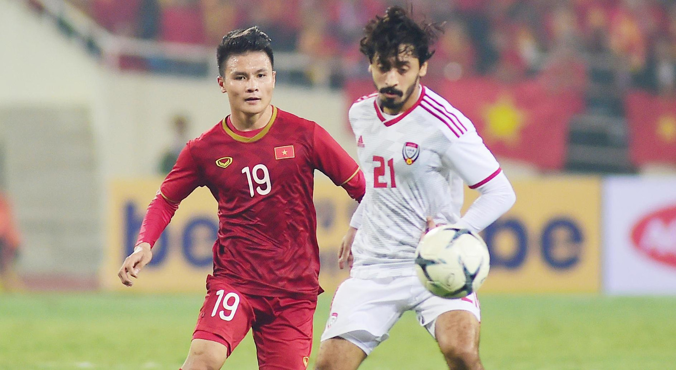 UAE thua 1 và thắng 1 trong 2 lần gặp Việt Nam tại vòng loại World Cup 2022