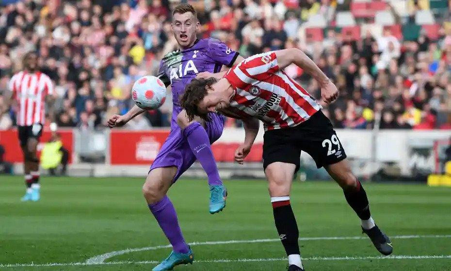 Tottenham đã không có được cú đá trúng đích nào trước Brentford