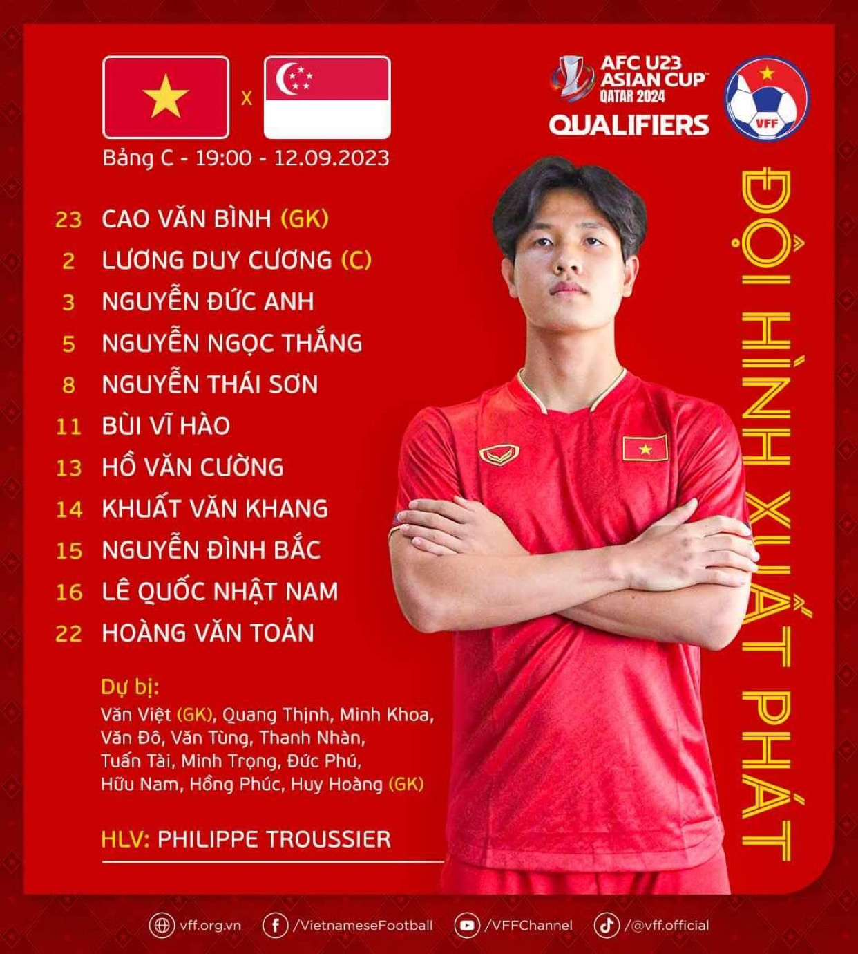 Hàng công lỡ cơ hội, hàng thủ mắc sai sót khiến U23 Việt Nam chia điểm với U23 Singapore ảnh 1 Hàng công lỡ cơ hội, hàng thủ mắc sai sót khiến U23 Việt Nam chia điểm với U23 Singapore ảnh 1