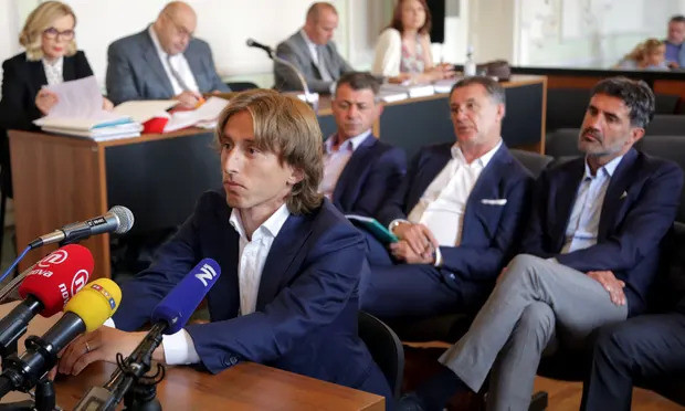 Modric từng làm nhân chứng trước tòa nhưng sắp tới có thể sẽ xuất hiện với vai trò bị cáo