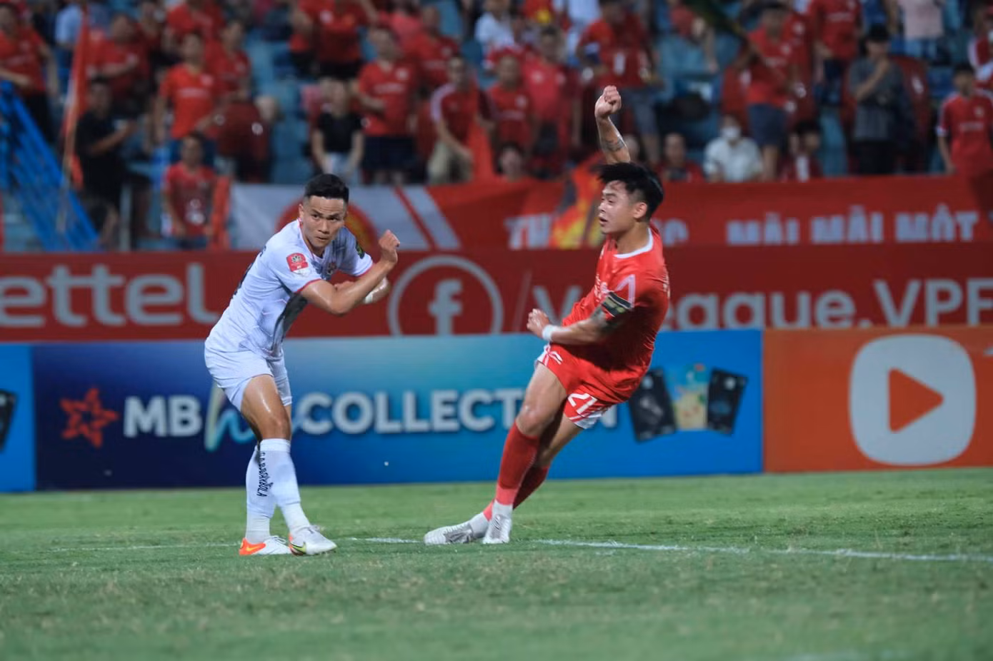 Đức Chiến, Mạnh Dũng lập công giúp Viettel đánh bại Hải Phòng 2-0 ảnh 21