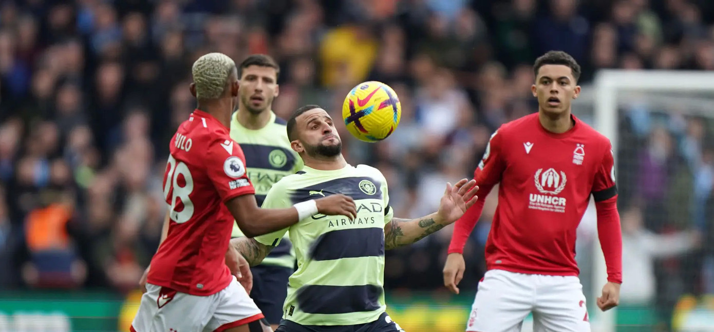 Bị Nottingham chia điểm, Man City mất ngôi đầu về lại tay Arsenal ảnh 7 Bị Nottingham chia điểm, Man City mất ngôi đầu về lại tay Arsenal ảnh 7