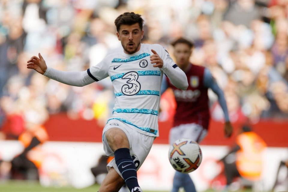 Mount trong pha mở tỷ số cho Chelsea