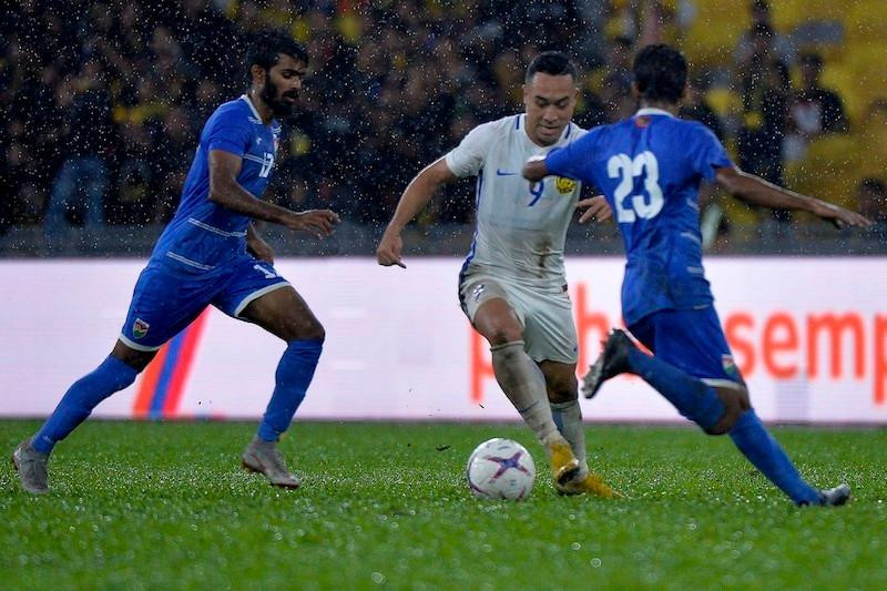 Trong trận gặp Maldives hồi 2018, Malaysia đã thắng 3-0 Trong trận gặp Maldives hồi 2018, Malaysia đã thắng 3-0