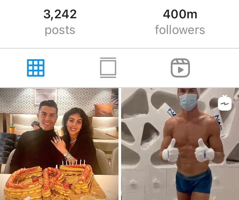 Trang Instagram của Ronaldo Trang Instagram của Ronaldo