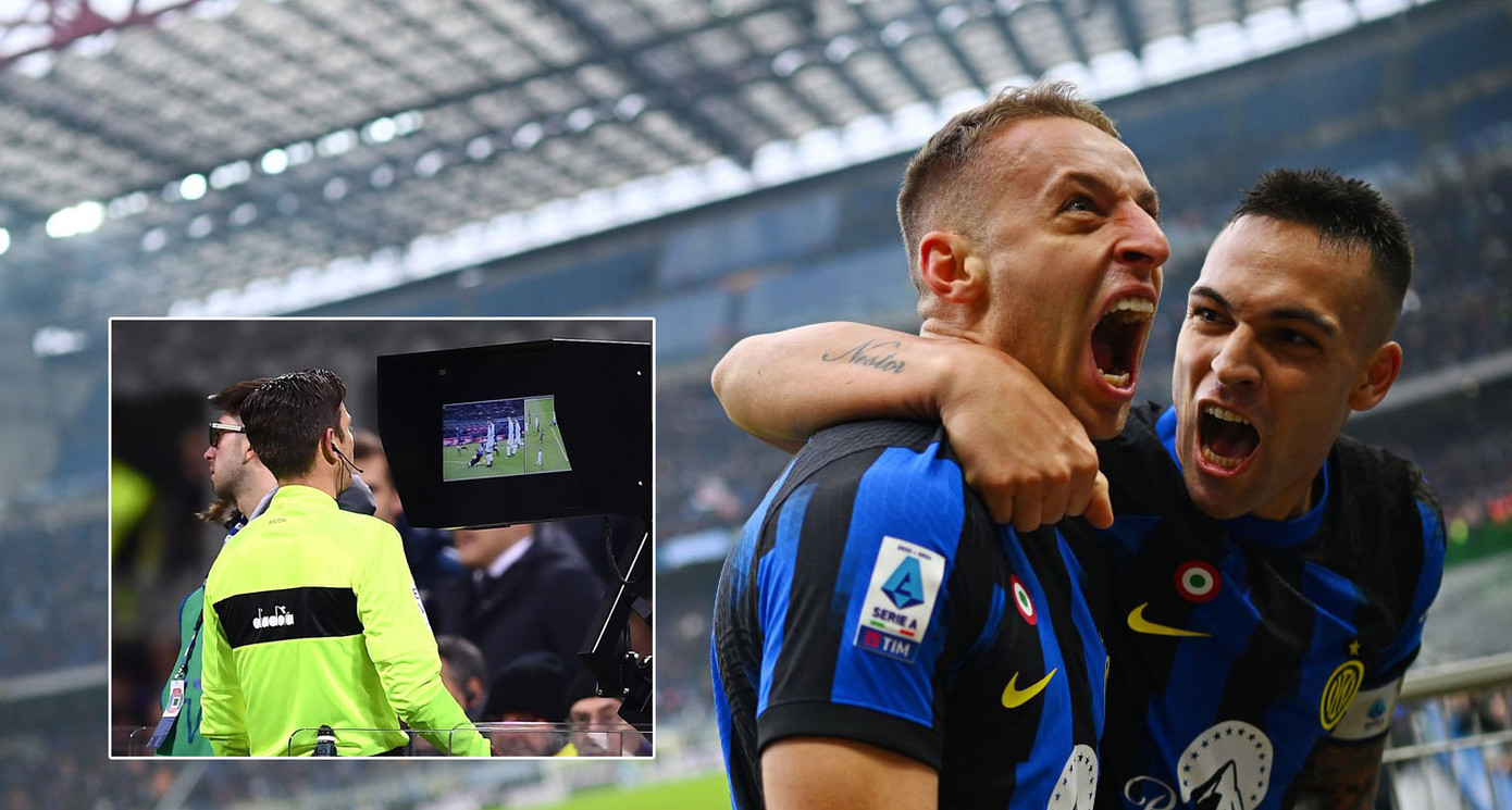 VAR khiến trận Inter vs Verona trở nên kịch tính