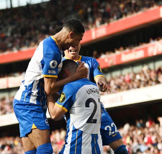 Brighton 'huỷ diệt' Arsenal, kết liễu giấc mộng bá vương của Khẩu thần công ảnh 16