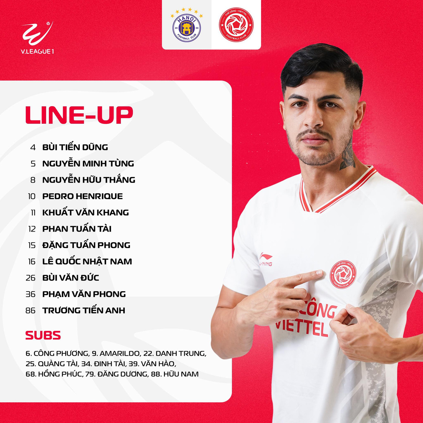 CLB Hà Nội thua trận 'derby thủ đô' trước Thể Công Viettel ảnh 6 CLB Hà Nội thua trận 'derby thủ đô' trước Thể Công Viettel ảnh 6