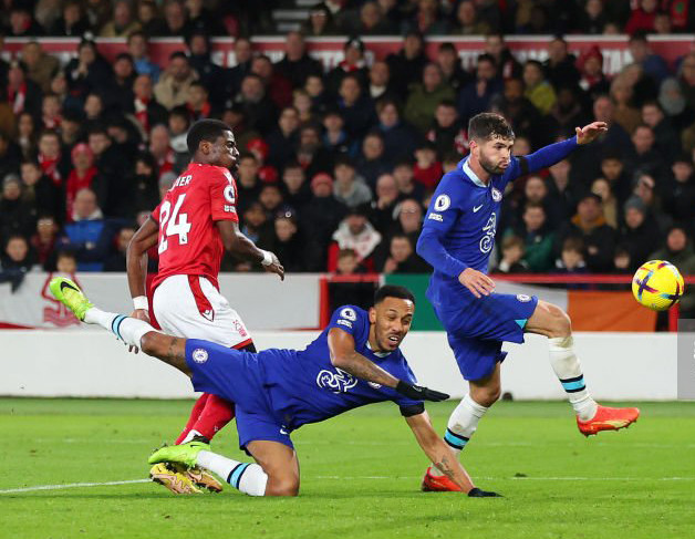 Cả hiệp 2, Chelsea hiếm khi áp sát khung thành Nottingham Cả hiệp 2, Chelsea hiếm khi áp sát khung thành Nottingham