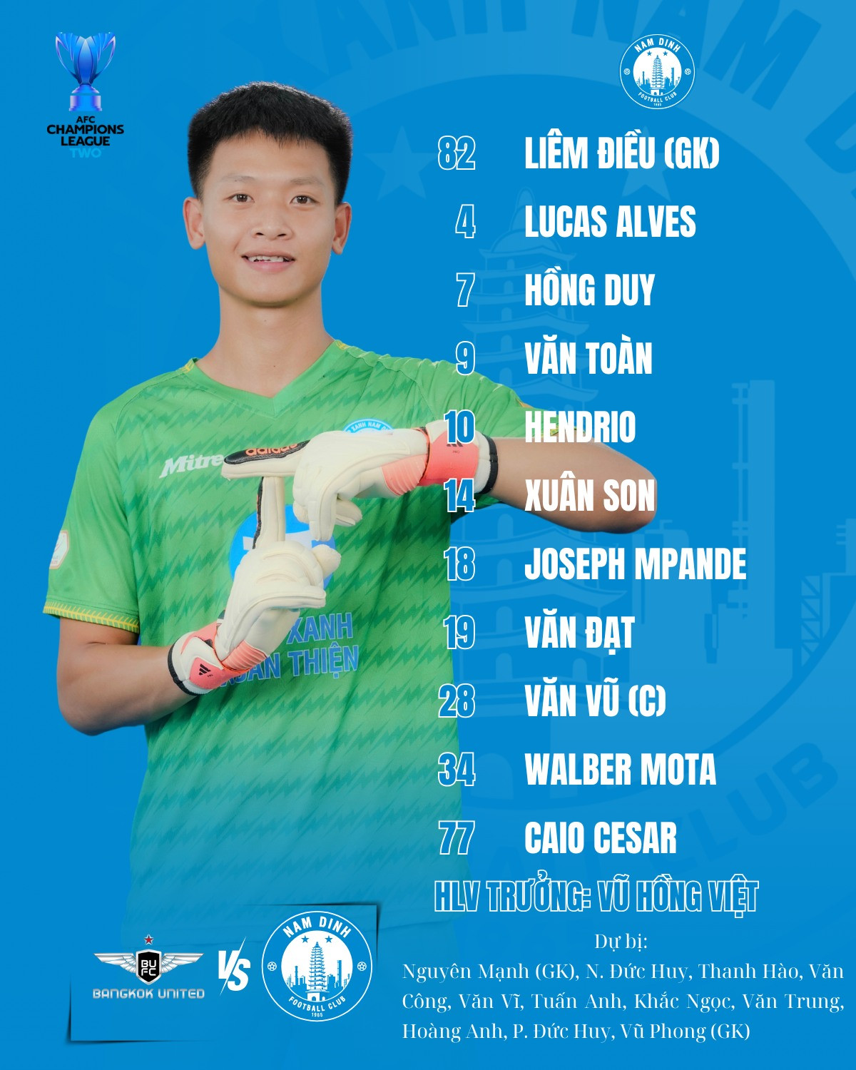 Nam Định thua ngược Bangkok United trên sân khách ảnh 1 Nam Định thua ngược Bangkok United trên sân khách ảnh 1