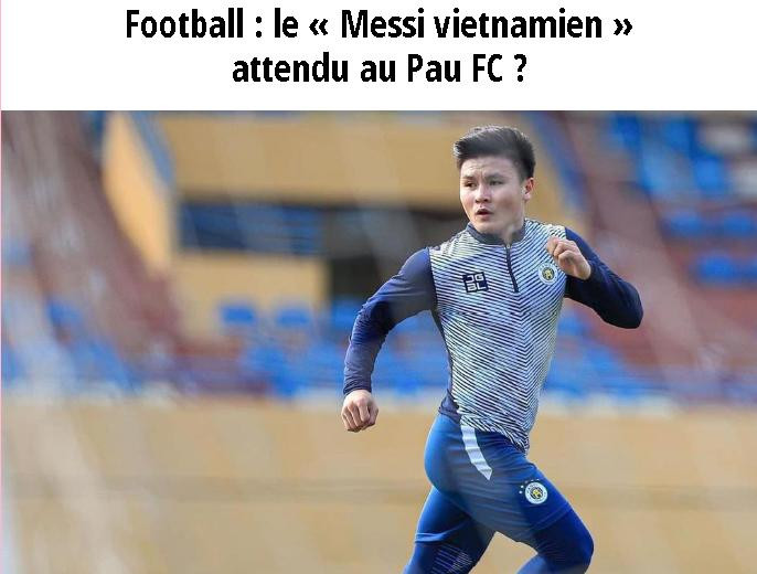 Các báo Pháp khá háo hức trước viễn cảnh Quang Hải thi đấu tại Ligue 2