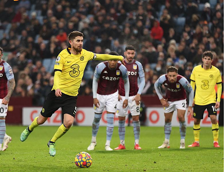 Jorginho có 5 bàn trong 5 trận gần nhất, tất cả đều từ đá phạt đền