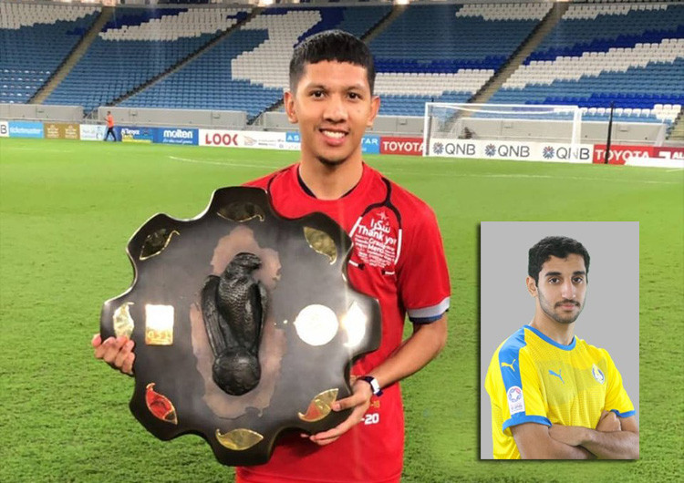 Mohammed Ali Jamin (ảnh nhỏ) và Andri Syahputra