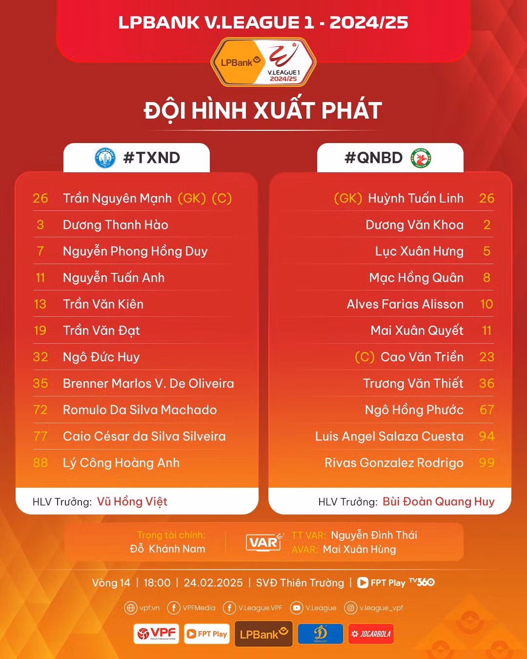 Thắng dễ Bình Định, Nam Định tái chiếm ngôi đầu LPBank V-League 2024/25 ảnh 1 Thắng dễ Bình Định, Nam Định tái chiếm ngôi đầu LPBank V-League 2024/25 ảnh 1