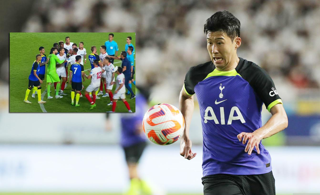 Son là điểm nóng của trận đấu với một pha kiến tạo đẳng cấp và một pha xô xát không đáng có