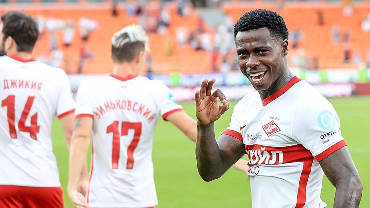 Promes đang khoác áo Spartak Moscow