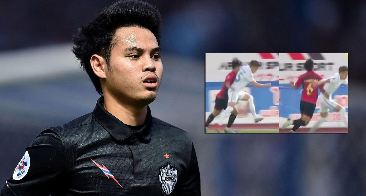 Bunmathan trong một tình huống dùng củi chỏ ở mùa giải vừa qua Bunmathan trong một tình huống dùng củi chỏ ở mùa giải vừa qua