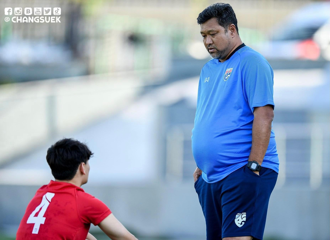 Nhiều cầu thủ của U23 Thái Lan không thể tập luyện