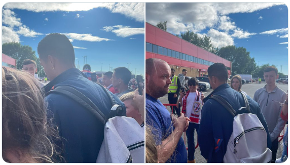 Hình ảnh Cristiano Ronaldo bỏ về gây bức xúc